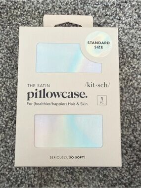Kitsch Satin Pillowcase - Iridescent Pastel (Multicolor)